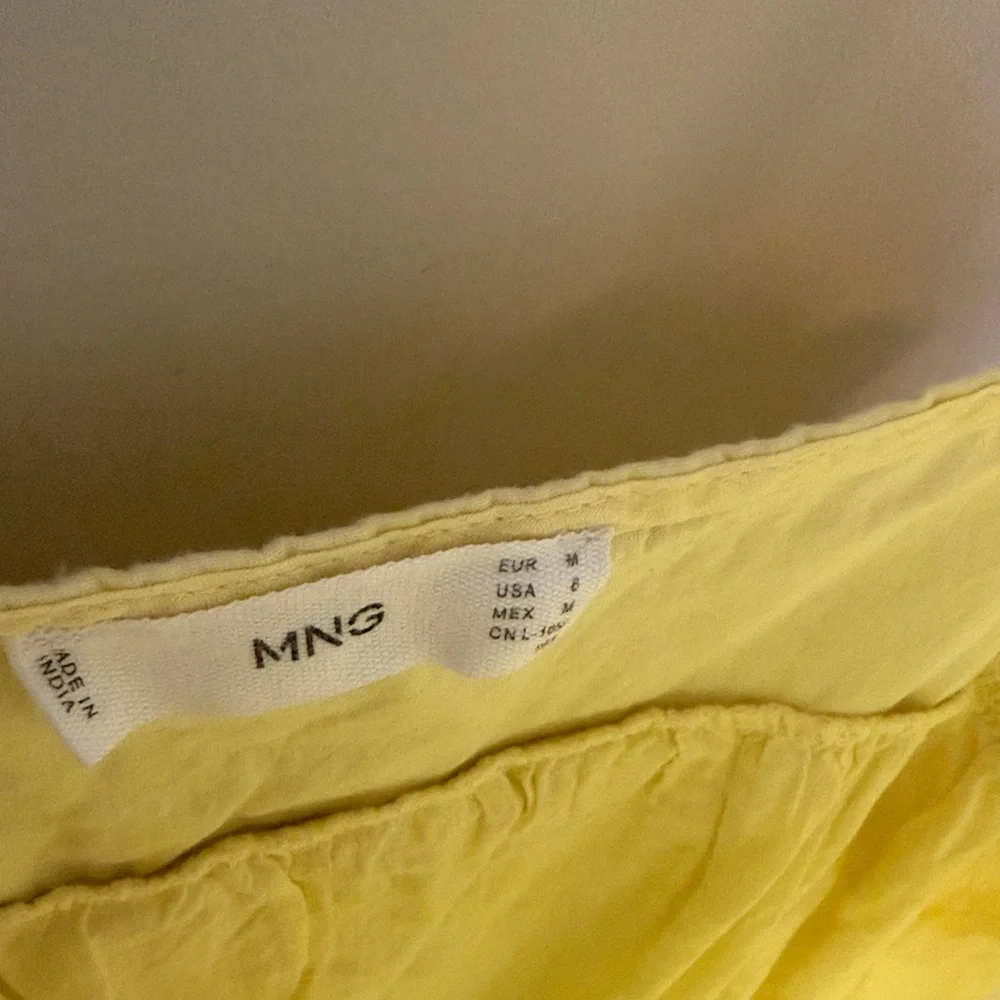 Mango Yellow Tiered Maxi Dress - Picture 3 of 7